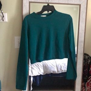 cotton on long sleeve crop top